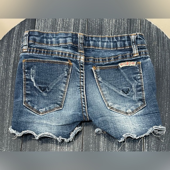 Hudson Distressed Denim Shorts - Picture 3 of 3